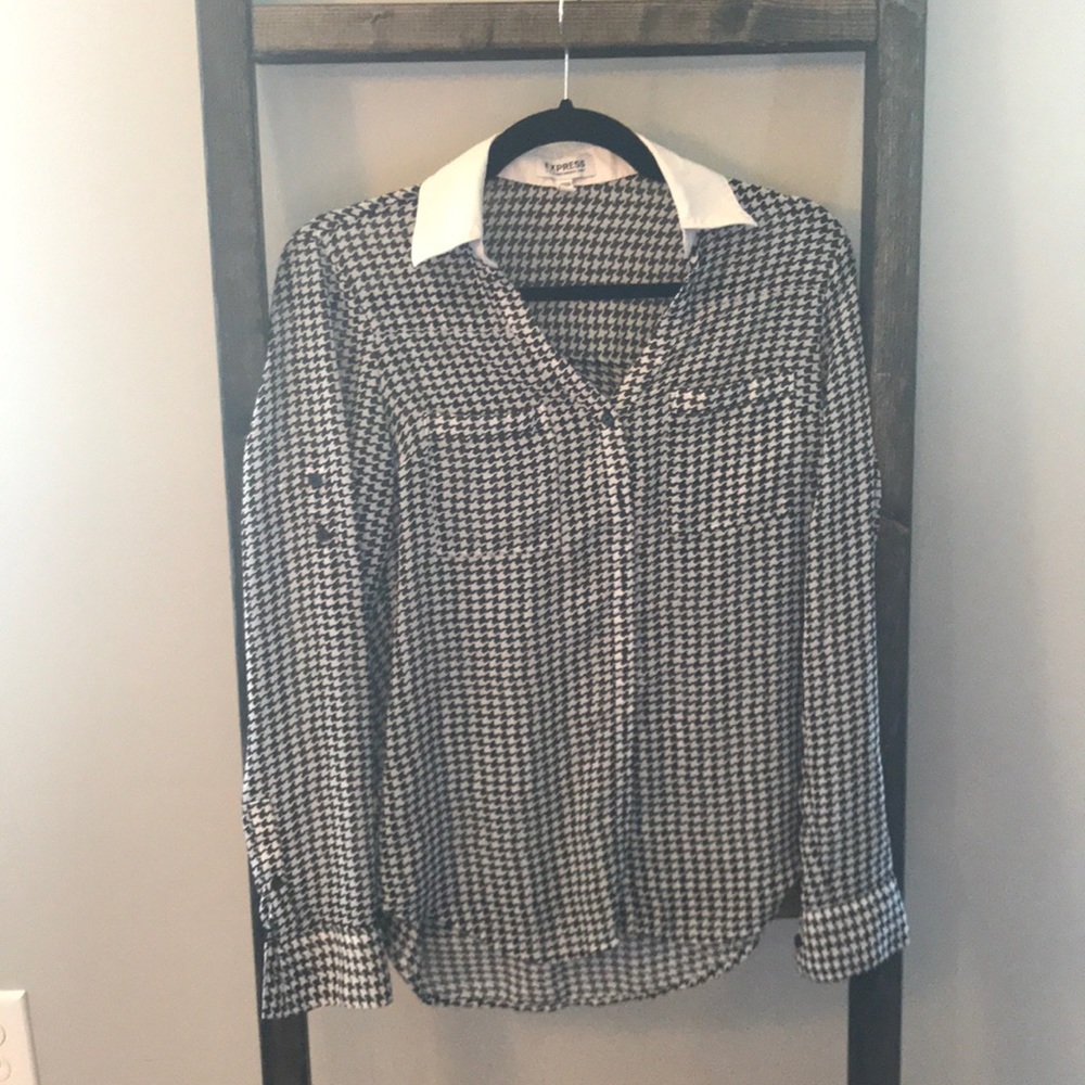 XS Houndstooth Express Portofino Shirt